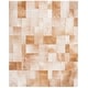 preview thumbnail 28 of 27, SAFAVIEH Handmade Studio Leather Milja Modern Leather Rug