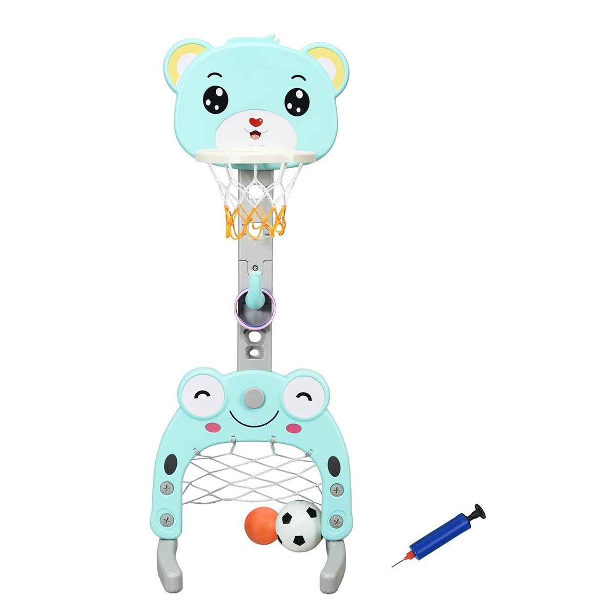 Shop Costway Adjustable Kids 3 In 1 Sports Activity Center