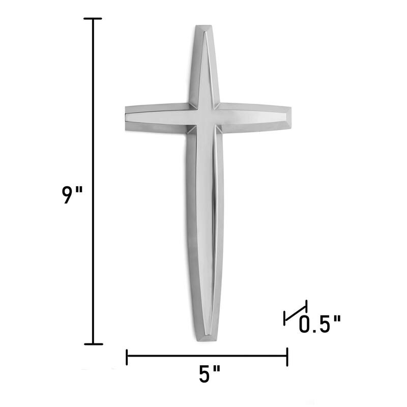 Nambe Wall Cross - 9”H x 5” W