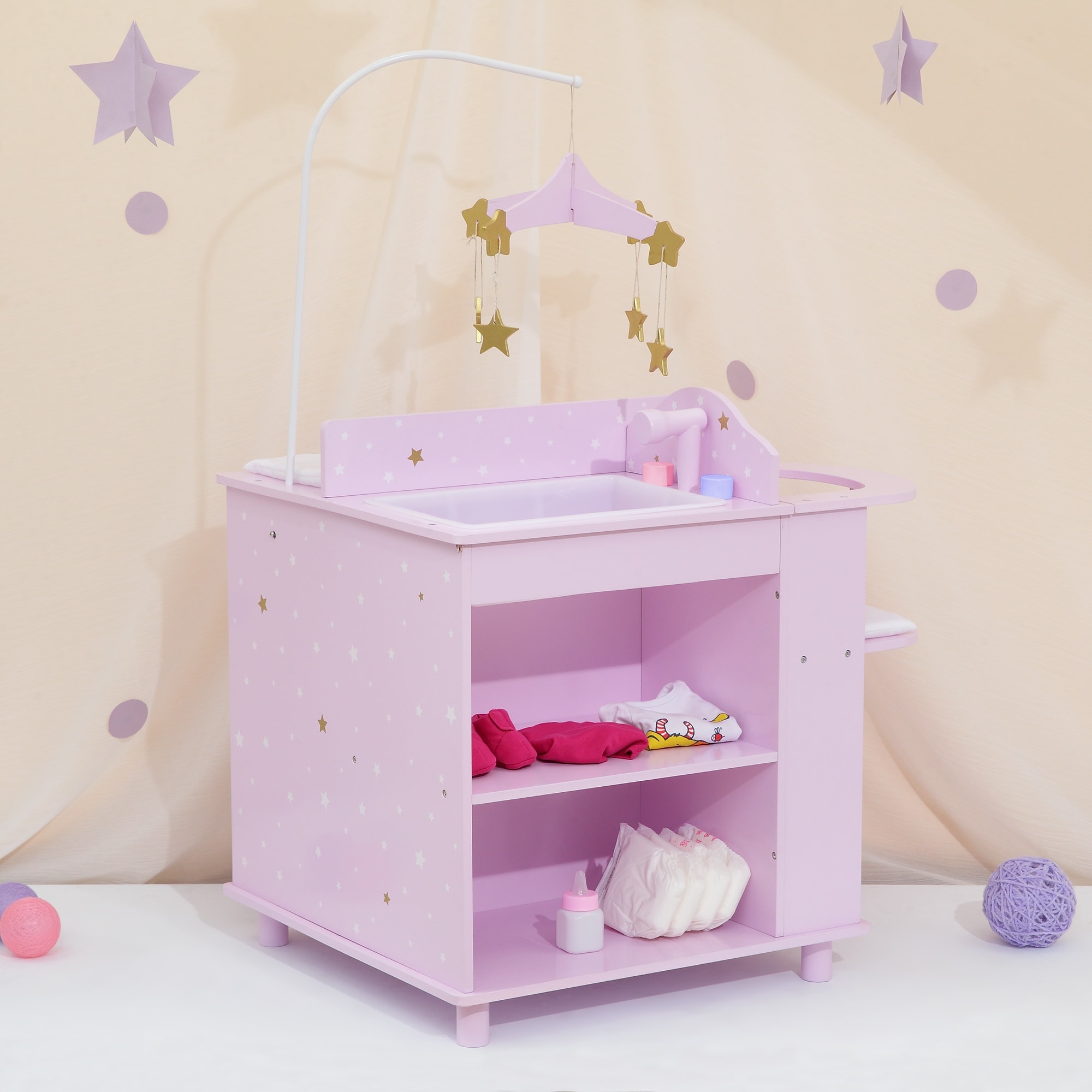 Olivia S Little World Baby Doll Changing Station With Storage Overstock 18013909