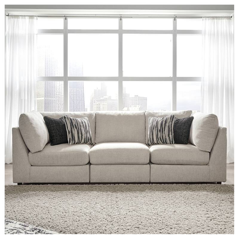 Signature Design by Ashley Kellway 3-Piece Sofa, Bisque - Bisque