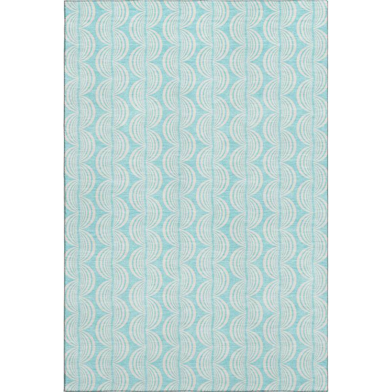 Premium Washable Super Soft Modern Scallop Mayfield Rug