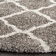 preview thumbnail 38 of 145, SAFAVIEH Hudson Shag Ariola Trellis 2-inch Thick Rug