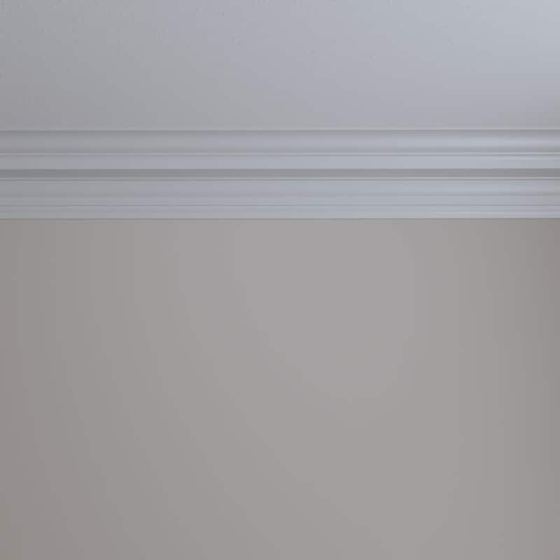 Felix Traditional Smooth Crown Moulding - 5"H x 5"P x 7"F x 94 1/2"L