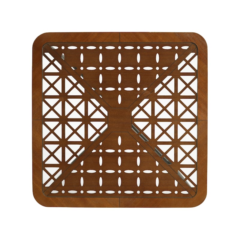 Christopher Knight Home - Ashton Modern Square Coffee Table with Glass Top