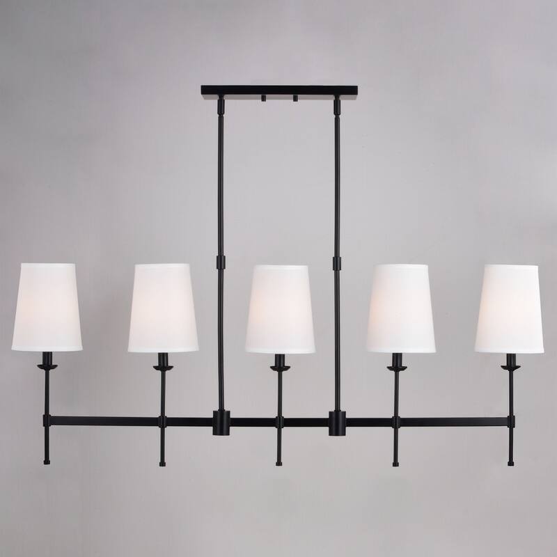Vaxcel Lighting H0289 Camden 5 Light 46" Wide Linear Chandelier