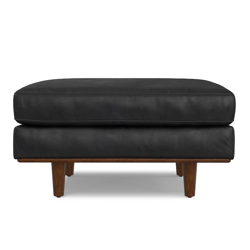 WYNDENHALL Brixley 33 inch Wide Mid-Century Modern Table Ottoman