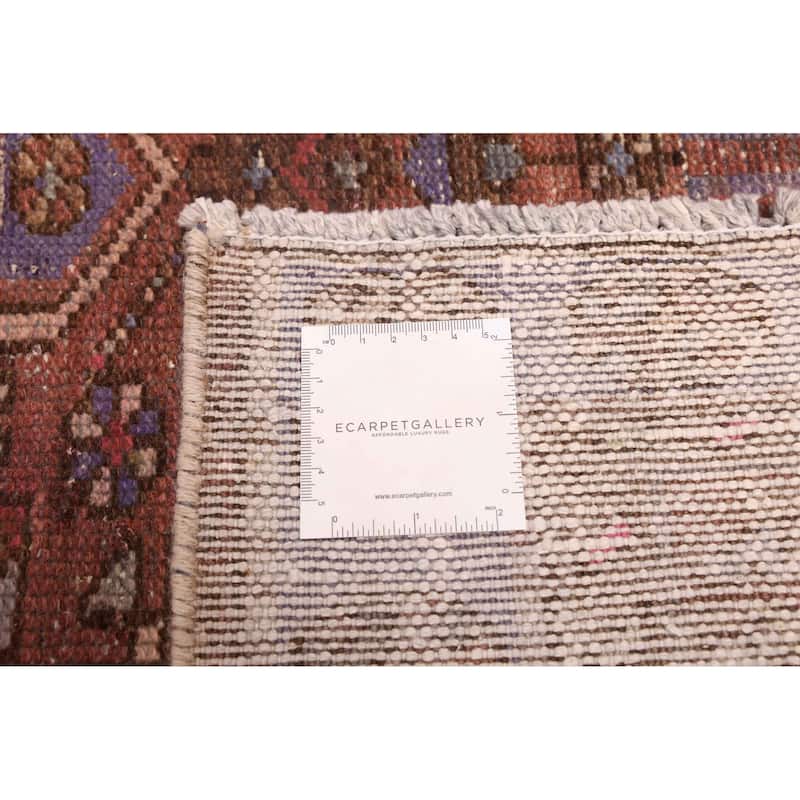 ECARPETGALLERY Hand-knotted Antalya Vintage Dark Red Wool Rug - 4'0 x 6'1