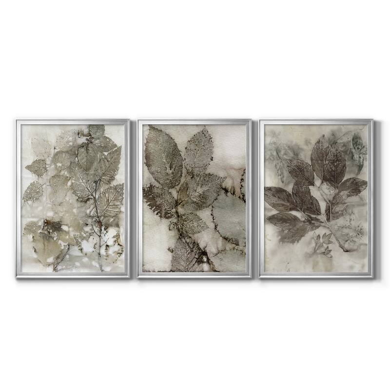 Birch Leaves I Premium Framed Canvas - Ready to Hang - Multi-Color