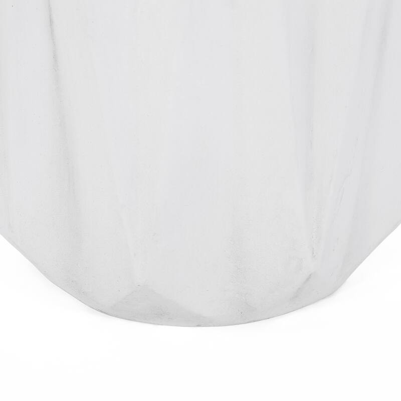 Outdoor LightWeight Concrete Side Table - 18.52