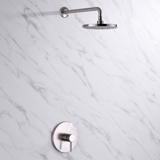Luxier SS-B01 Single-Handle 1-Spray Shower Faucet with Valve