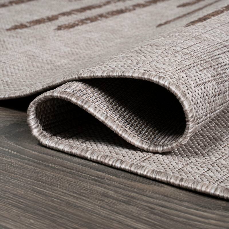 JONATHAN Y Colonia Berber Stripe Geometric Indoor/Outdoor Area Rug