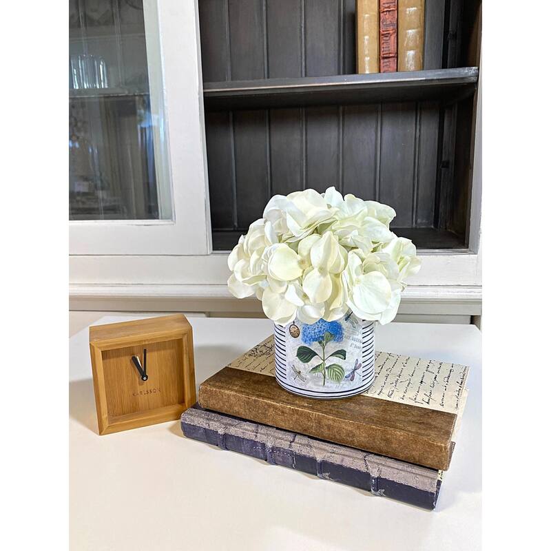 Hydrangea Arrangement in a Glass Vase