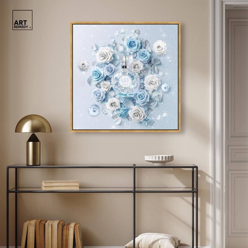Sparkling Floral Perfume II Canvas by Art Remedy