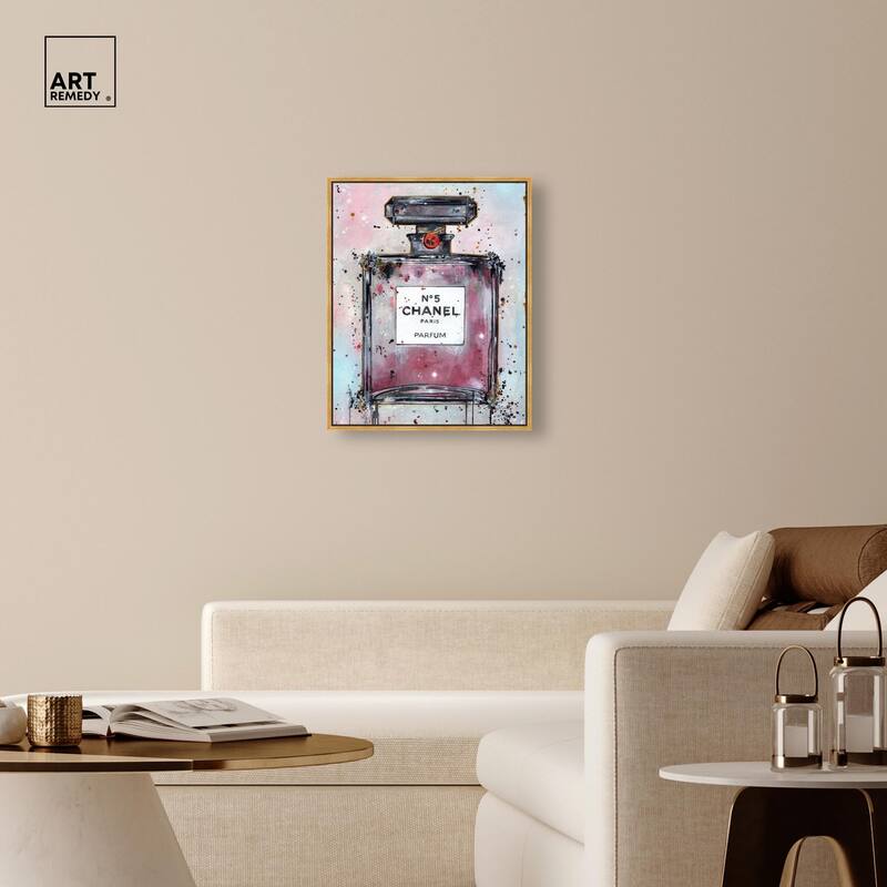 Doll Memories - Abstract Perfume Canvas by Art Remedy