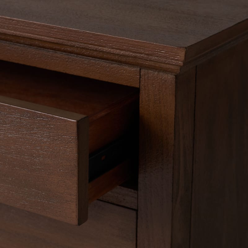 SAFAVIEH Couture Firyal 3-Drawer Wood Nightstand