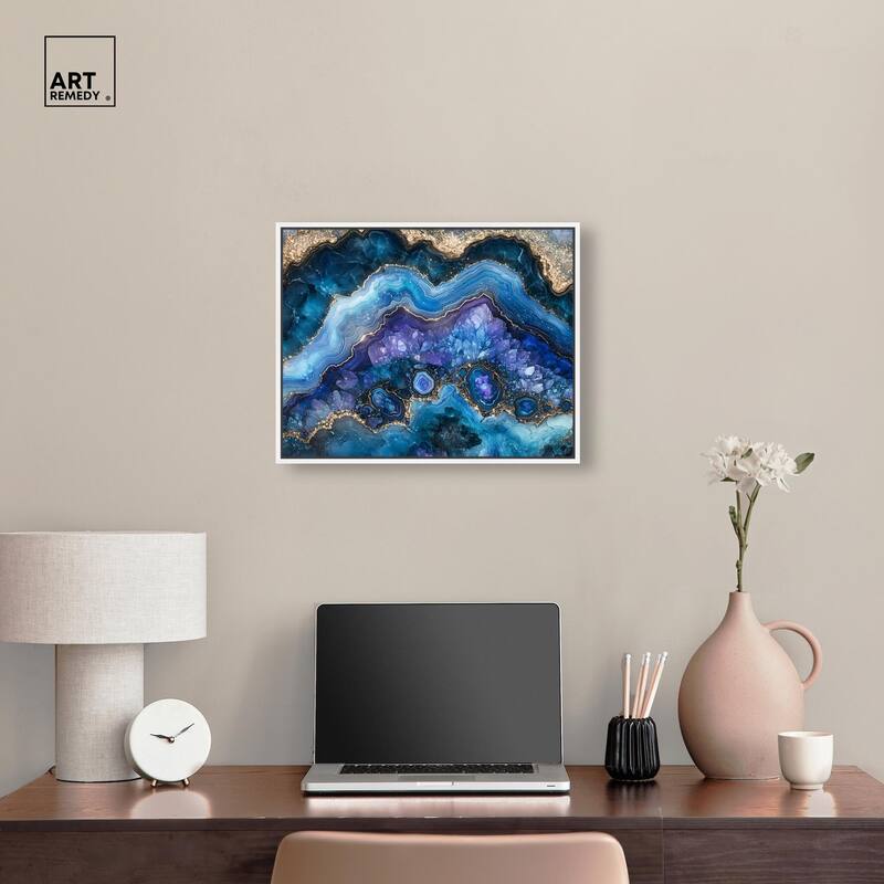 Galactic Geode II Canvas by Art Remedy