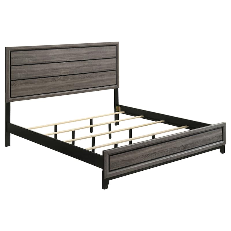 Watson Transitional Wood Panel Bed