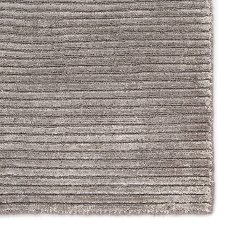 Phase Handmade Solid Color Textured Wool/ Viscose Area Rug