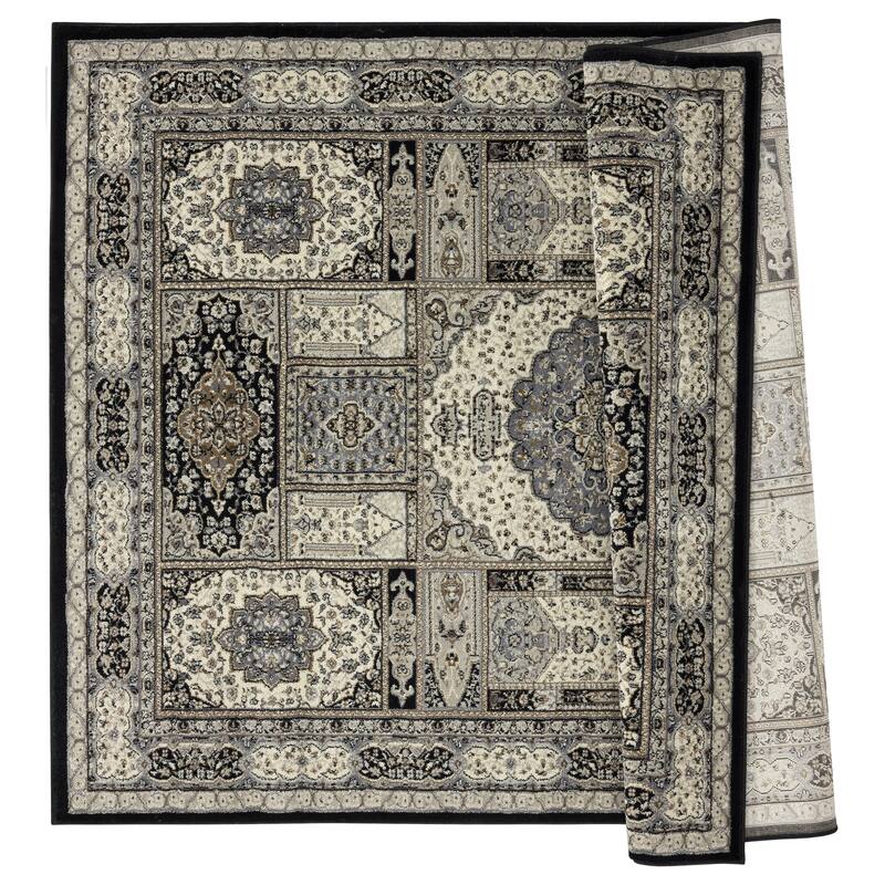 Vaso Collection Traditional Polypropylene Area Rug