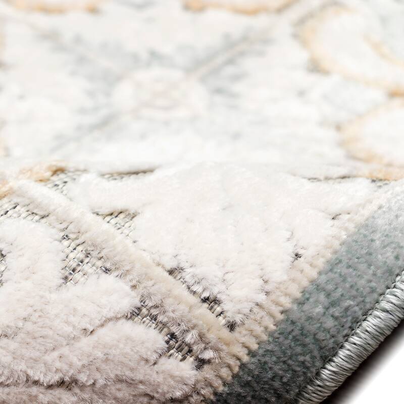 Liora Manne Canyon Floral Tile Indoor/Outdoor Rug