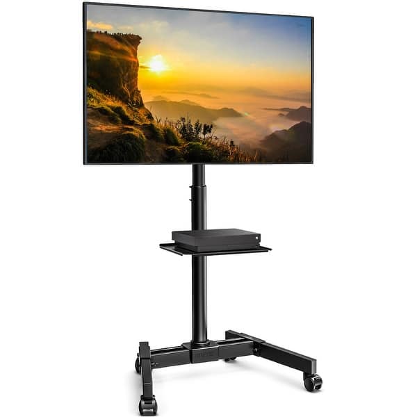 FITUEYES Rolling TV Stand Mobile TV Cart with Wheels for 2360 Inch TV