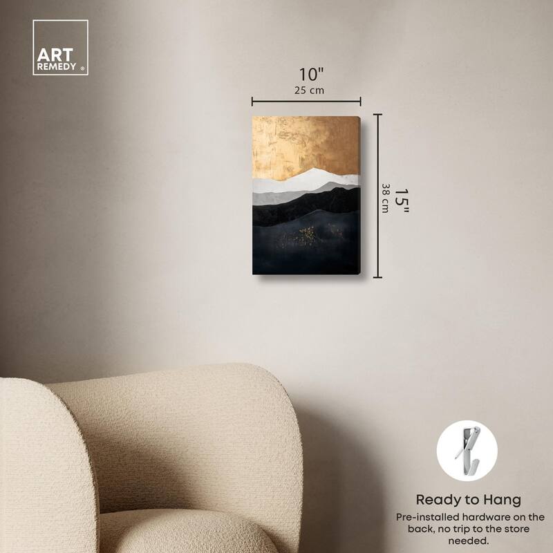 Golden Vista II Canvas by Art Remedy, Gallery Wrapped