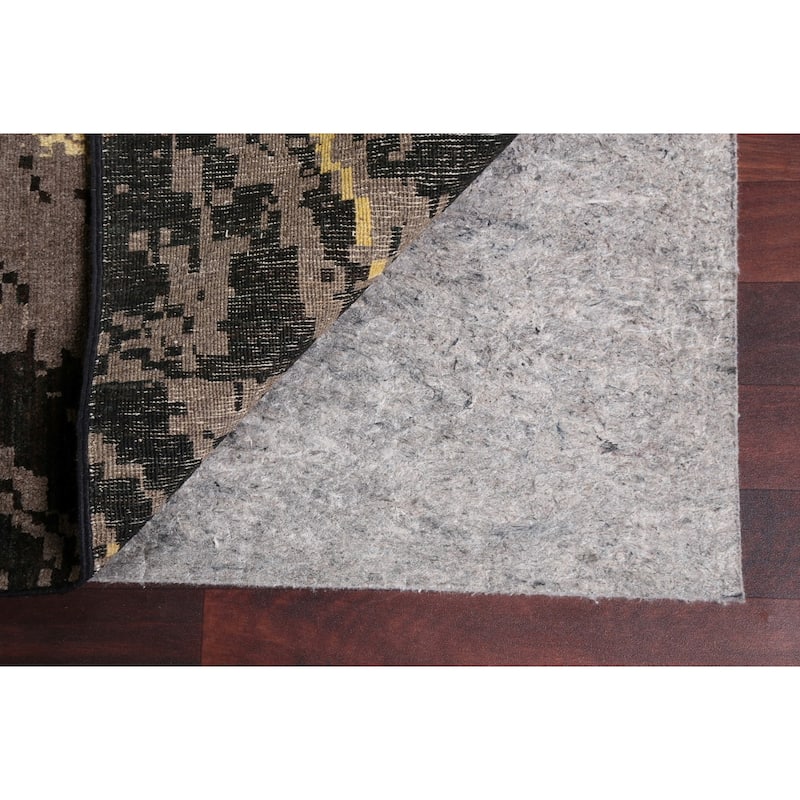 Vegetable Dye Abstract Contemporary Area Rug Hand-knotted Wool Carpet - 9'9" x 12'9"