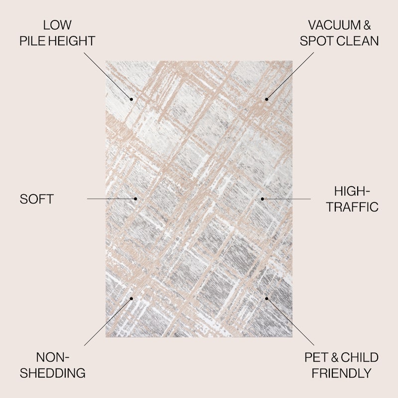 JONATHAN Y Tidal Modern Abstract Area Rug