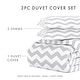 preview thumbnail 17 of 15, Soft Essentials Oversized Arrow Pattern 3 Piece Duvet Cover Set