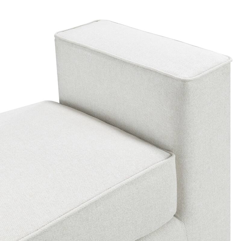 Abbyson Cape Cod Stain-Resistant Fabric Upholstered Bedroom Bench (Queen)