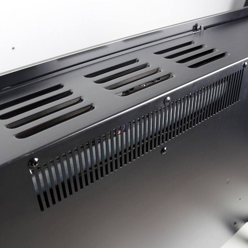 50/60 in. Smart WiFi-Enabled Wall Mount & Recessed Electric Fireplace Heaters in Black, 1400W/5000BTU