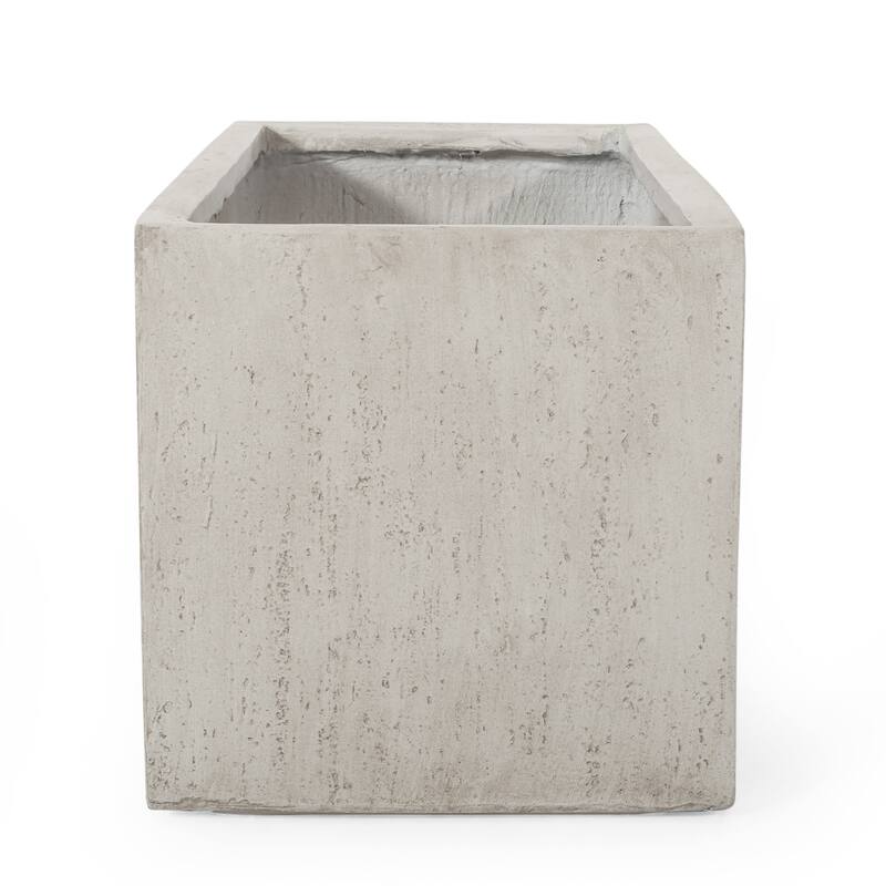 Modern Rectangular Outdoor Planter Pot, for Patio, Garden and Backyard