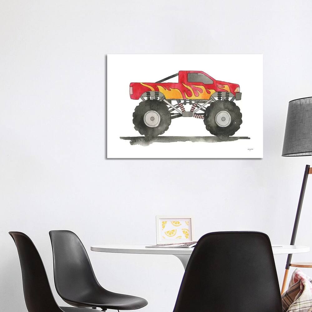iCanvas "Monster Truck" by Kelsey McNatt Canvas Print