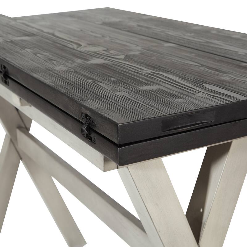OSP Home Furnishings Flip Top Table