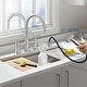 preview thumbnail 4 of 17, PROOX Double Handle Bridge Kitchen Faucet with Side Sprayer