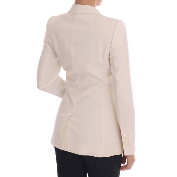 Wallpaper Shop Dolce Gabbana White Wool Crystal Blazer Women S Jacket Free HD