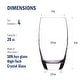preview thumbnail 9 of 12, Luigi Bormioli Crescendo 15.5 oz. OTR/Double Old Fashion Tumbler, Set of 4