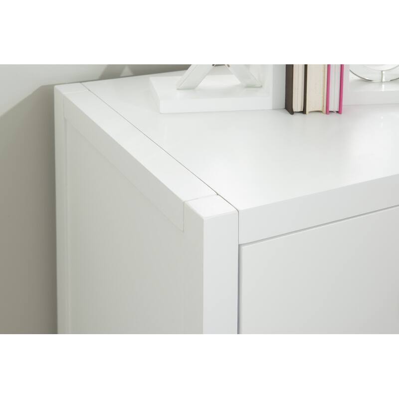 Linon Poppy Rolling File Cabinet