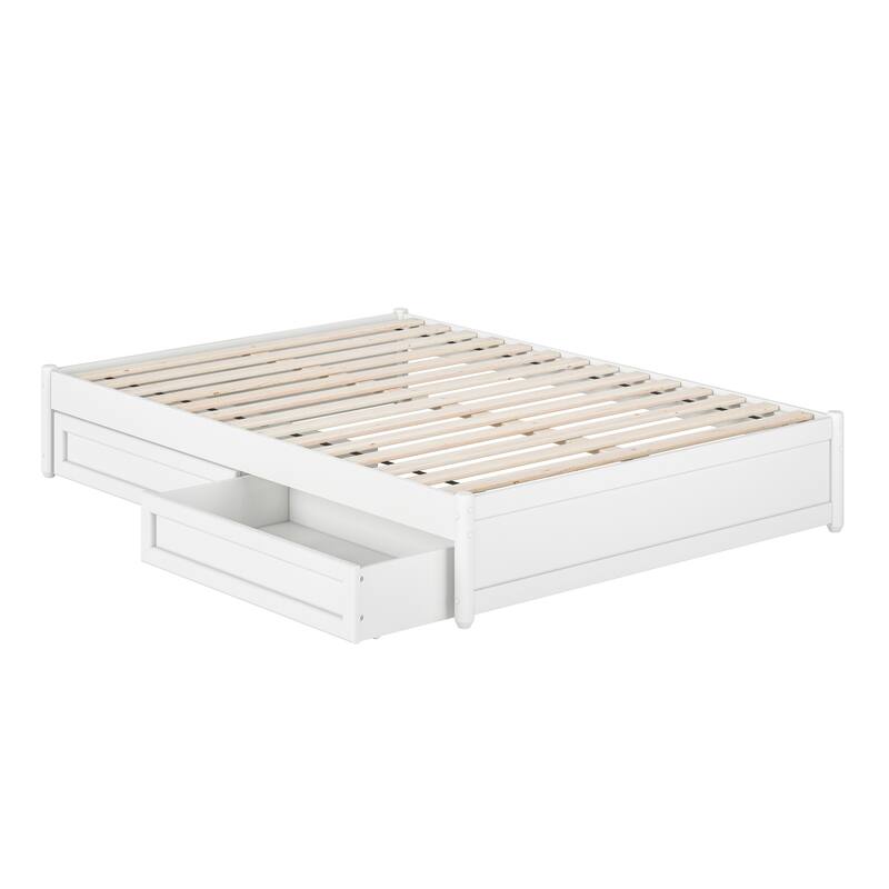 Barcelona Panel Platform Bed with Storage Drawers
