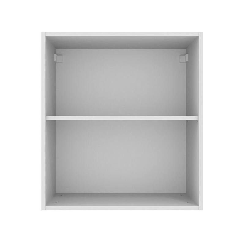 Madesa Hazel Wall Kitchen Storage Cupboard Cabinet 23 Inch Wide -White