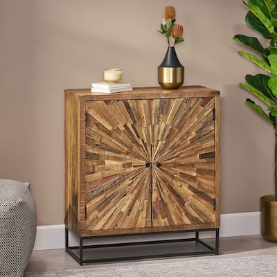 Carolina Recycled Wood Cabinet by Christopher Knight Home
