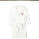 preview thumbnail 59 of 78, Sweet Kids 100% Polyester SUPER PLUSH Double Brushed Hooded Bathrobe with Pink Script Monogram