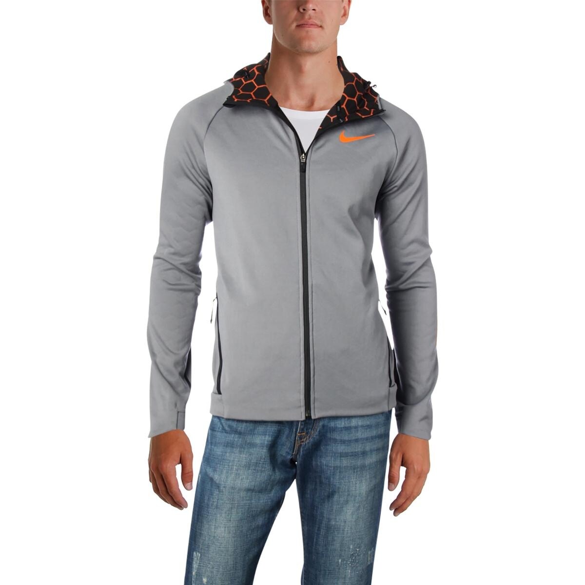 Shop Nike Mens Quilted Coat Winter Water Repellant L Free