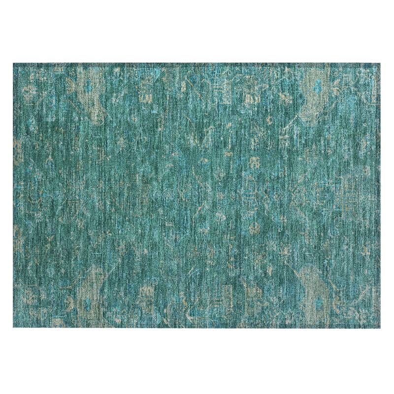 Machine Washable Indoor/ Outdoor Traditional Chelsea Chantille Rug