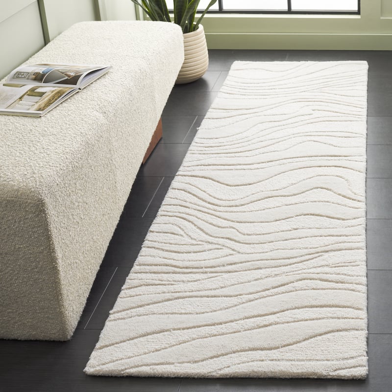 SAFAVIEH Handmade Rodeo Drive Jayde Mid-Century Modern Wool Rug