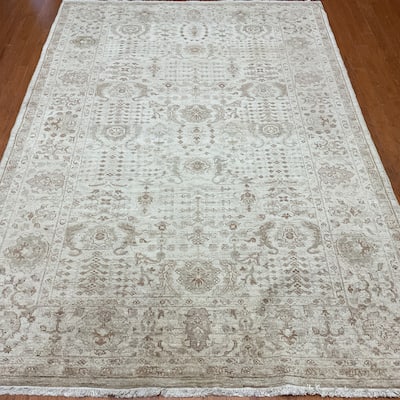 HERAT ORIENTAL Handmade Oushak Wool Rug - 6' x 9'