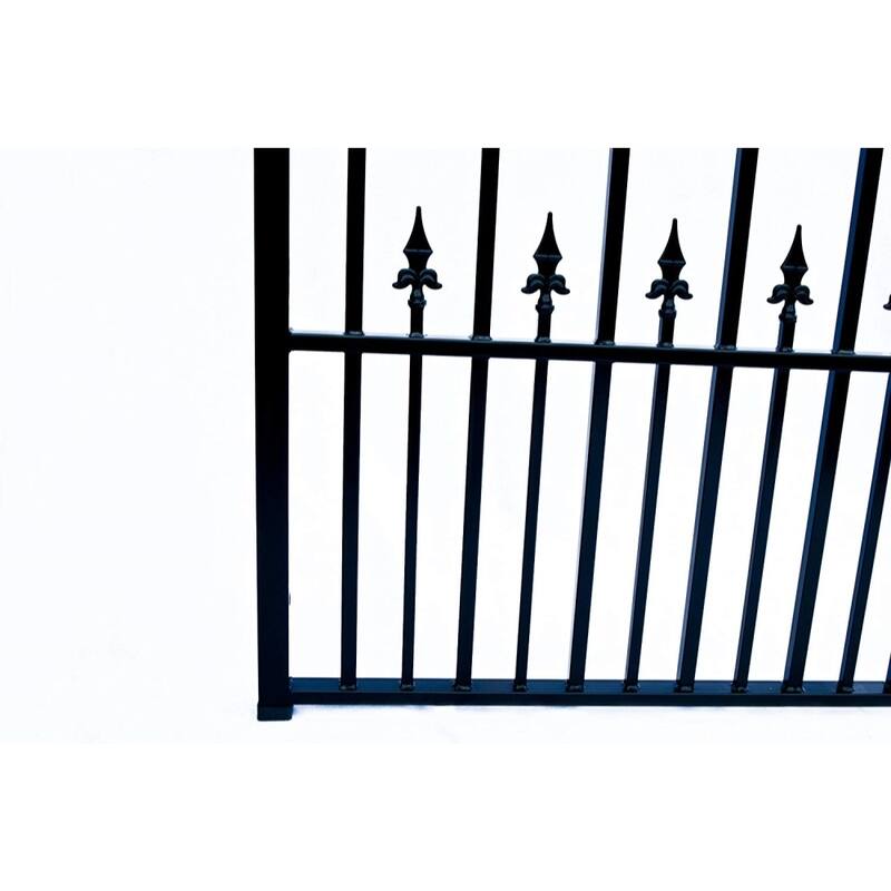 ALEKO Garden Steel Munich Style Single Swing 12 ft Driveway Gate