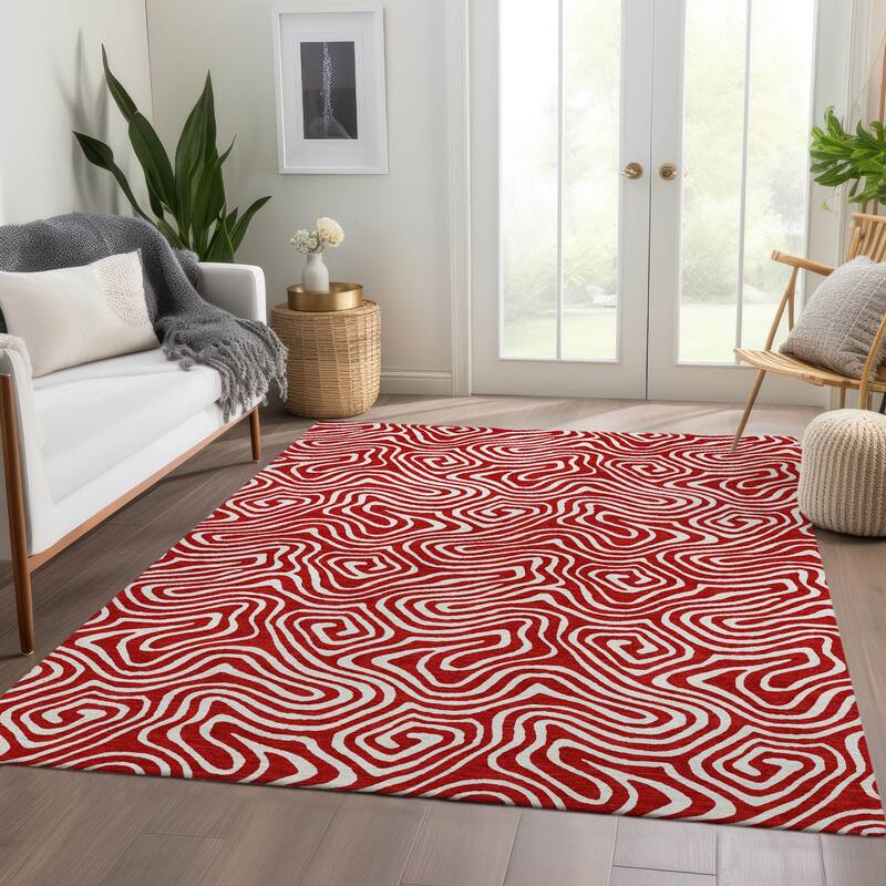 Premium Washable Super Soft Modern Trippy Mayfield Rug