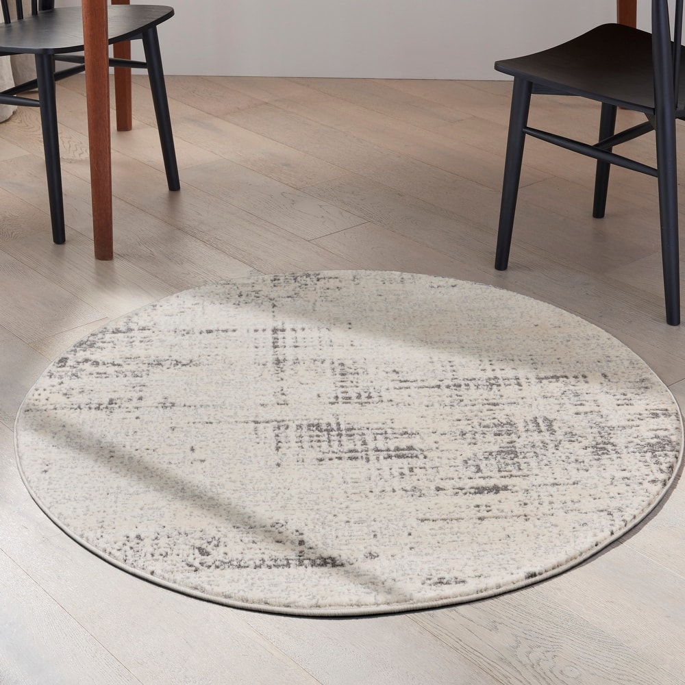 Calvin Klein Rush Abstract Modern Neutral Area Rug
